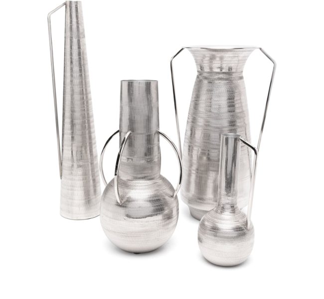 Vase Roman Nurling Silver