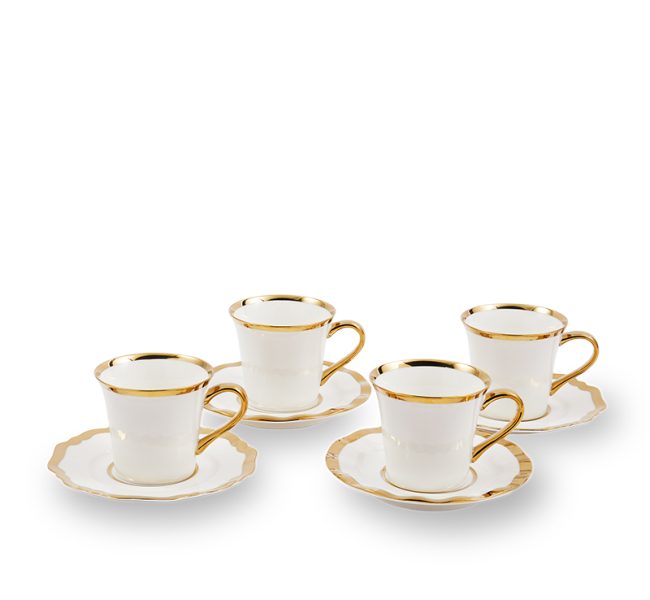 Coffee Cups Golden Finds Set 4